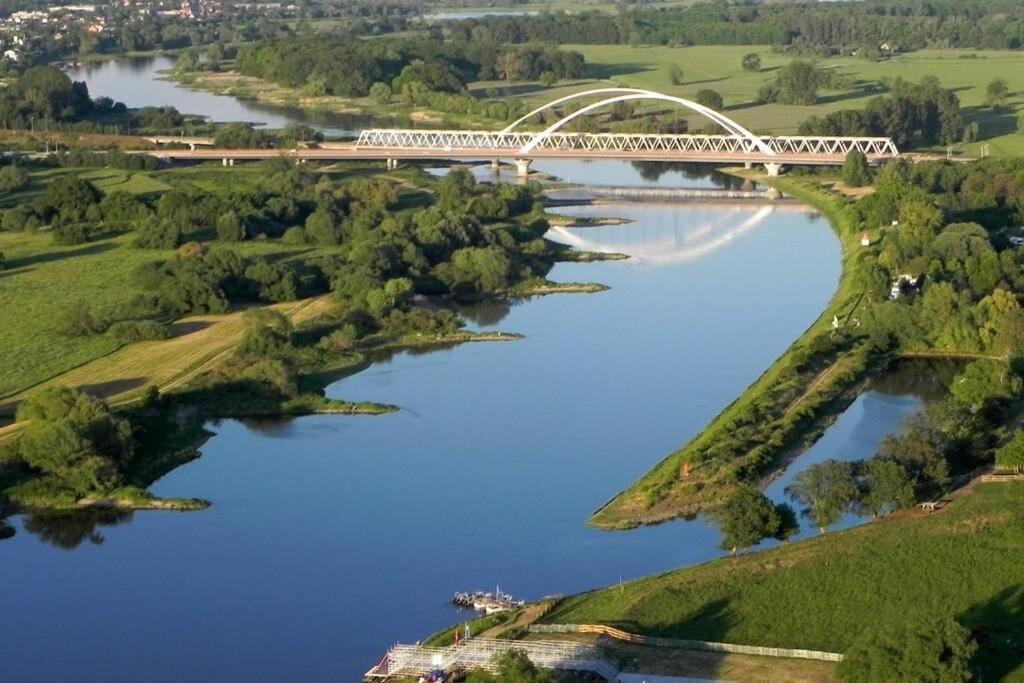 Ferienwohnung Mit Elbwiesenblick Wittenberg Bagian luar foto